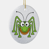 sprinkhaan-cartoon-ornament keramisch ornament (Rechts)