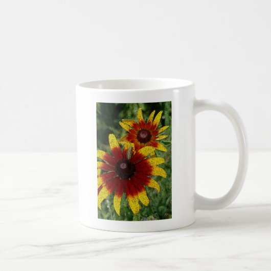 Sprinkhaan en Bloemen Koffiemok (Rechts)