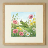 Sprinkhaan Kleine Insecten Nursery Poster