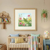Sprinkhaan Kleine Insecten Nursery Poster