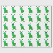 Sprinkhaan ontwerp cadeaupapier (Vlak)