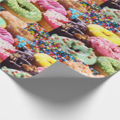 sprinkhanen donuts cadeaupapier (Hoek)