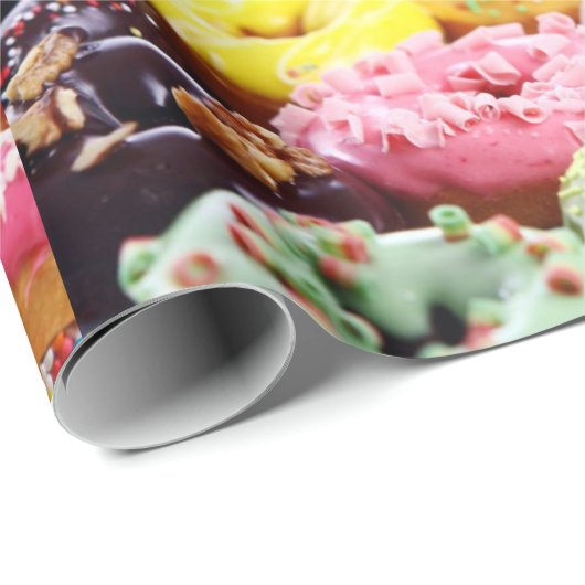 sprinkhanen donuts cadeaupapier (Rol Hoek)