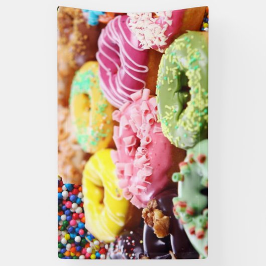 sprinkhanen donuts spandoek (Verticaal)