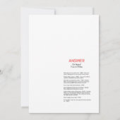 Sprinkle Baby shower - bewerkbare naam, 5x7 Kaart (Achterkant)