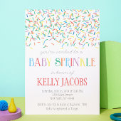 Sprinkle Baby shower Invitation Kaart