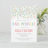 Sprinkle Baby shower Invitation Kaart (Staand voorkant)