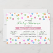 Sprinkle Baby shower Invitation Kaart (Voorkant)