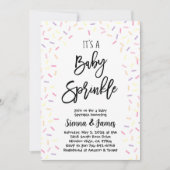 Sprinkle Baby shower Kaart (Voorkant)