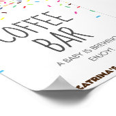 Sprinkle Baby shower Party Sign Poster (Hoek)