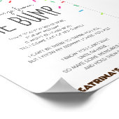 Sprinkle Baby shower Party Sign Poster (Hoek)