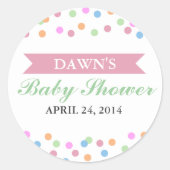 Sprinkle Baby shower Sticker (Voorkant)