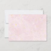 Sprinkle Butterfly Baby Diaper Raffle Ticket Kaart (Achterkant)