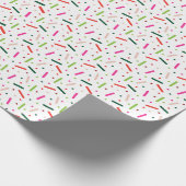 Sprinkle Confetti Holiday Wrapping Paper Cadeaupapier (Hoek)