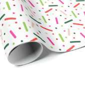 Sprinkle Confetti Holiday Wrapping Paper Cadeaupapier (Rol Hoek)