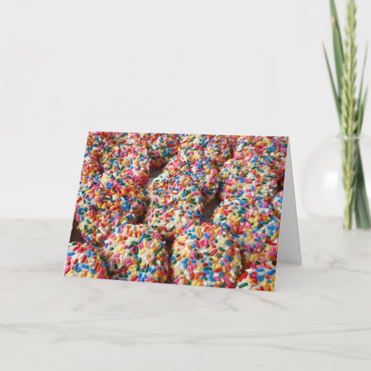 Sprinkle Cookies Kaart (Voorkant)