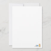 Sprinkle Cupcake 5x7 Boy 1st Birthday Uitnodiging (Achterkant)