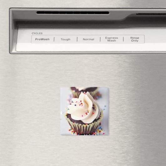 Sprinkle Cupcakes Magneet (Insitu (Vaatwasser))