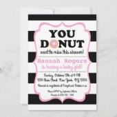 Sprinkle Donut Baby shower Invitation Kaart (Voorkant)