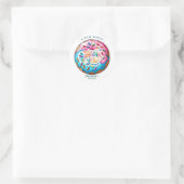 Sprinkle Donut Bedankt Gat in de Hand Vol Ronde Sticker (Tas)