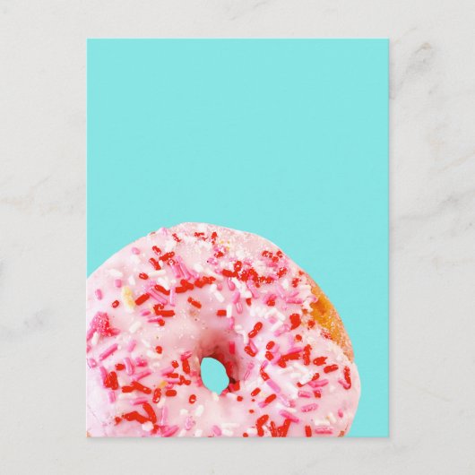 Sprinkle Donut Briefkaart (Voorkant)