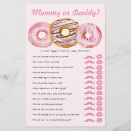 Sprinkle Donut | Mama papa | Baby shower spel