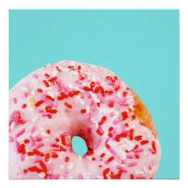 Sprinkle Donut Perfect Poster