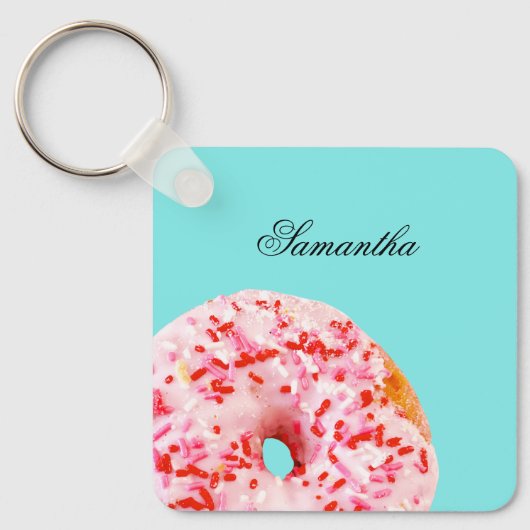 Sprinkle Donut Sleutelhanger (Voorkant)