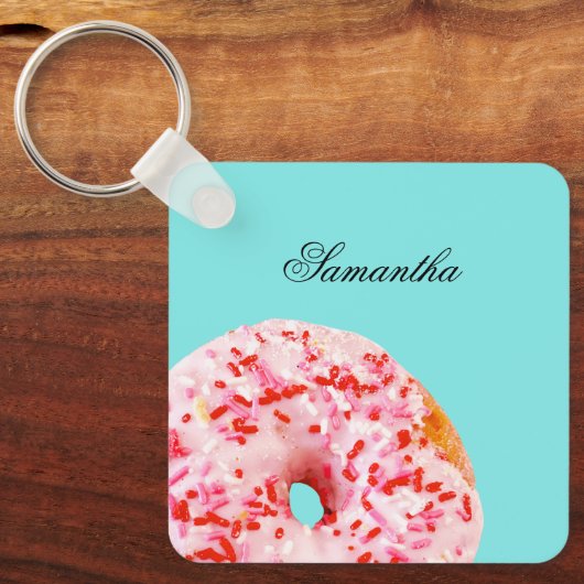 Sprinkle Donut Sleutelhanger (Voorkant)