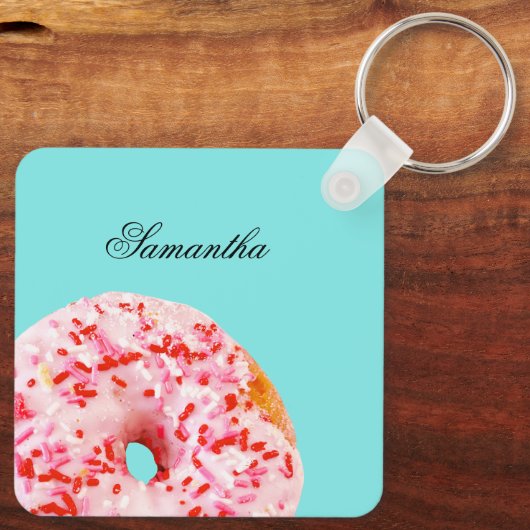 Sprinkle Donut Sleutelhanger (Achterkant)
