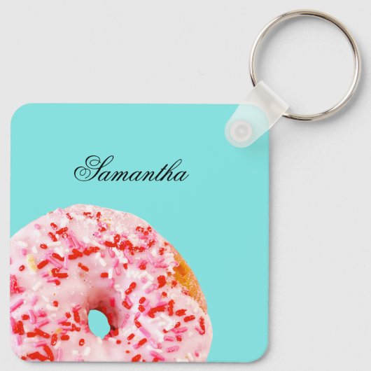 Sprinkle Donut Sleutelhanger (Achterkant)