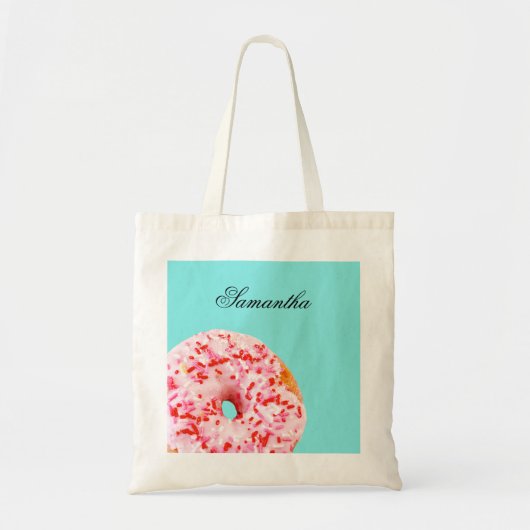 Sprinkle Donut Tote Bag (Voorkant)