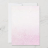 Sprinkle Donuts Pink Ribbon Baby shower Uitnodigin Kaart (Achterkant)