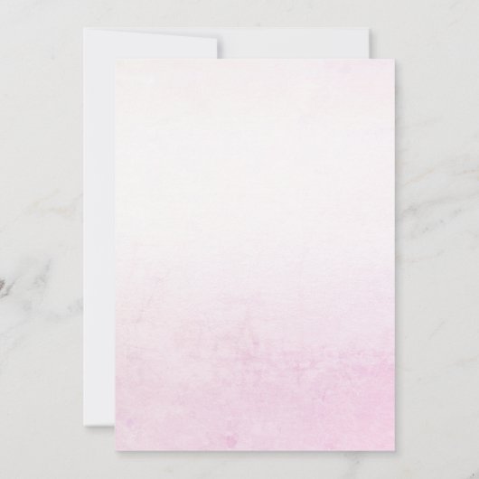 Sprinkle Donuts Pink Ribbon Baby shower Uitnodigin Kaart (Achterkant)