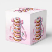Sprinkle Donuts Pink Ribbon Favoriet Box Bedankdoosjes (Achterkant)