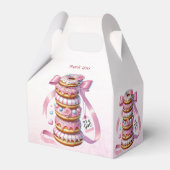 Sprinkle Donuts Pink Ribbon Favoriet Box Bedankdoosjes (Achterkant)