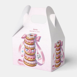 Sprinkle Donuts Pink Ribbon Favoriet Box Bedankdoosjes