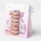 Sprinkle Donuts Pink Ribbon Favoriet Box Bedankdoosjes (Achterkant)