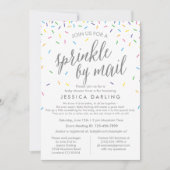 Sprinkle door Mail Baby shower Invitation Kaart (Voorkant)