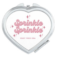 Sprinkle Heart Shape Mirror