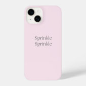 Sprinkle iPhone hoesje Shera Seven (Roze) iPhone 14 Hoesje (Achterkant)