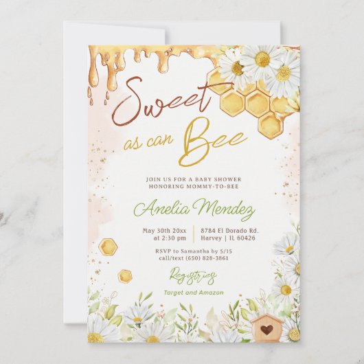 Sprinkle is niet zo mooi als een Baby shower van h Kaart (Voorkant)