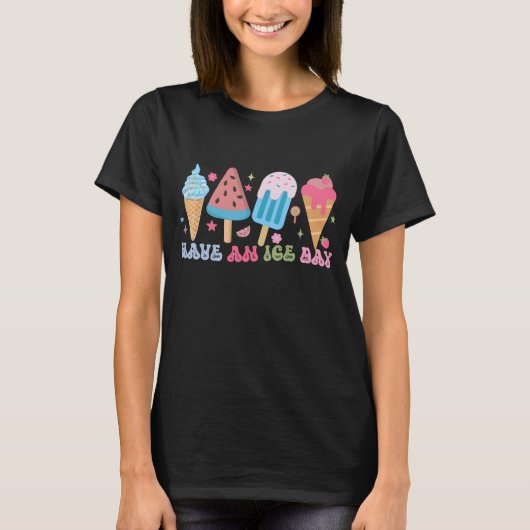 Sprinkle Joy - Sweet Treats Ice Cream T-shirt (Voorkant)