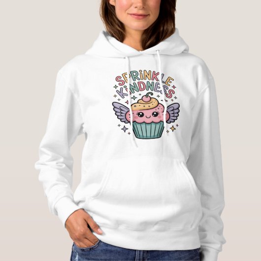 Sprinkle Kindness | Cupcake Hoodie (Voorkant)