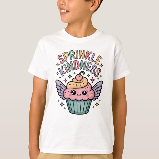 Sprinkle Kindness | Cupcake T-shirt (Voorkant)