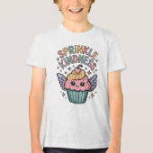 Sprinkle Kindness | Cupcake Tri-Blend Shirt (Voorkant)
