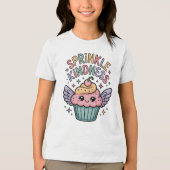 Sprinkle Kindness | Cupcake Tri-Blend Shirt (Voorkant)
