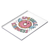 Sprinkle Kindness | Donut Notitieboek (Linkerzijde)