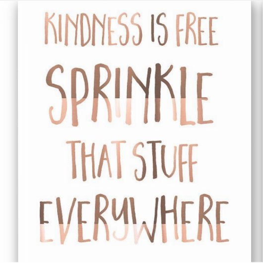 Sprinkle Kindness Everywhere Sticker (Voorkant)