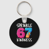 Sprinkle Kindness Family Matching Doughnut Ice-cre Sleutelhanger (Voorkant)